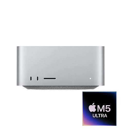 Apple Mac Studio M5 Ultra leasen, 96GB RAM 1TB SSD, 30‑Core CPU und 64‑Core GPU, MHL74ZD/A