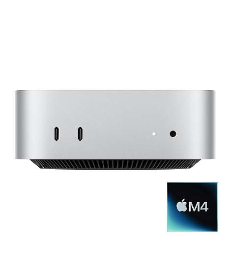 Apple Mac mini M4 leasen, mit 10‑Core CPU und 10‑Core GPU, 24 GB RAM 512 GB SSD, MCYT4D/A 