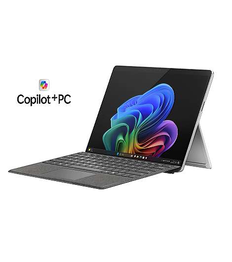 Microsoft Surface Pro 11 Copilot+ PC Business leasen - mieten, Snapdragon X Elite 16GB/512GB SSD OLED Display, Farbe Platin