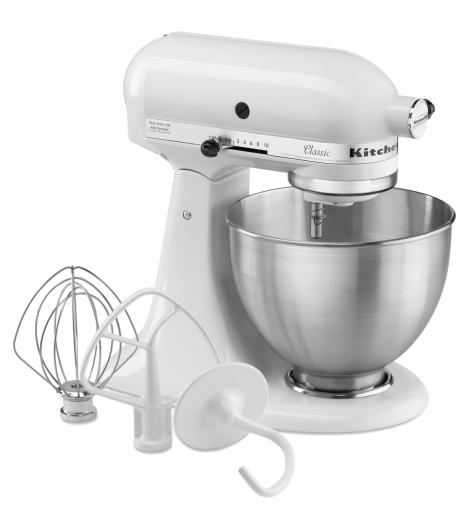 Bartscher KitchenAid 5K45SSEWH, weiß, 4,28L Leasing - Oft besser als Ratenkauf