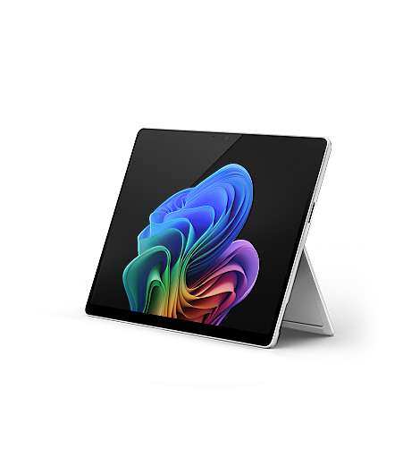 Microsoft Surface Pro 13 Zoll, Core Ultra 7, 16GB/256GB SSD Business 11. Edition Copilot+ PC leasen - mieten, Farbe Platin