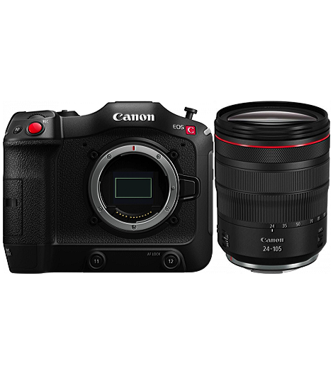 Canon EOS C70 + RF 24-105mm 4f L IS USM leasen