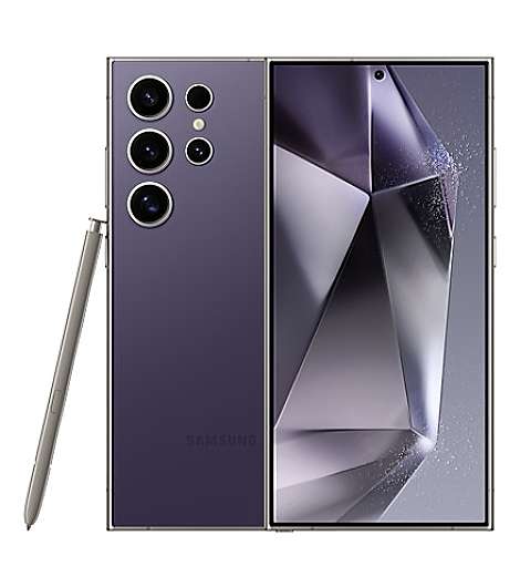 Samsung GALAXY S24 Ultra 5G S928B DS 256GB Titanium Violet Android 14 Smartphone jetzt leasen