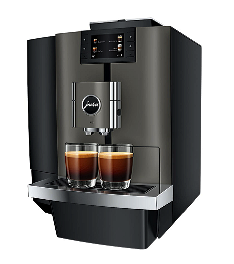 JURA X10c Dark Inox (EA) 15624 mit Festwasser leasen oder mieten, auch Neugründung und Startup