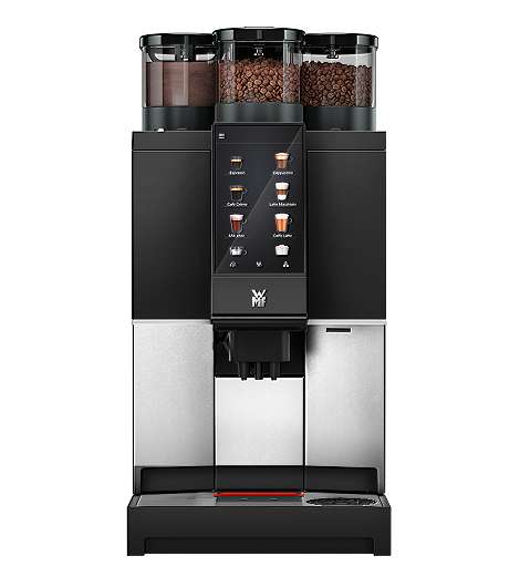 WMF 1300 S mit Wassertank leasen, 2 Mühlen und Schokopulver oder Topping