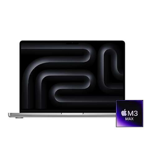 Apple MacBook Pro 14 M3 MAX leasen, 48GB/1TB SSD, 16-Core CPU und 40-Core GPU, Silber MRX83D/A-CTO, inkl. Konfigurator  