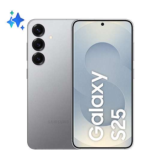 Samsung GALAXY S25 5G S931B DS 256GB Silver Shadow Android 15.0 Smartphone Leasing - Oft besser als Ratenkauf