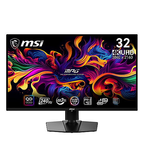 MSI MPG 321URXDE QD-OLED 31,5 Zoll 4K Monitor leasen