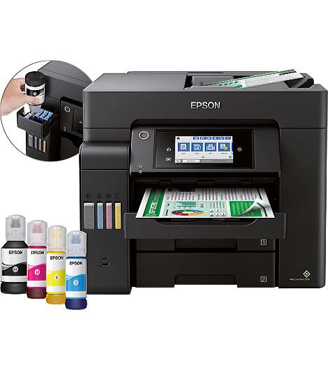 EPSON EcoTank ET-5850 Drucker Scanner Kopierer Fax LAN WLAN bei uns leasen