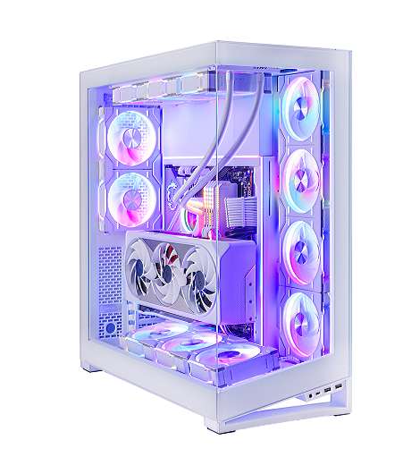 Gamer PC Phanteks Edition NV7 in weiss leasen, i9 14900K, RTX4060 Ti, 32GB RAM DDR5 
