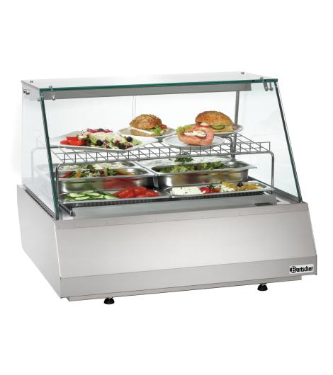 Bartscher Kalte Theke 2/1 GN, Kantglas bei uns leasen oder mieten