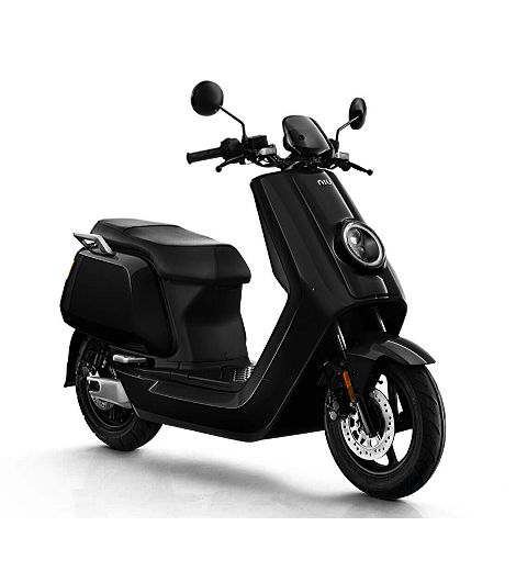 NIU NQI Sport Standard Range Elektroroller 45 km/h bis 50 km, E-Roller leasen, Schwarz glänzend