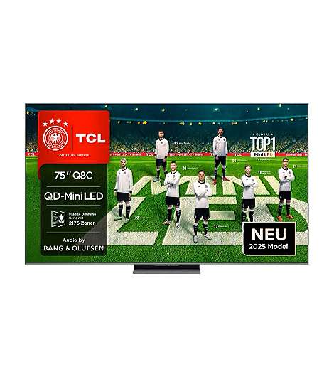 TCL 75Q8C Mini-LED, QLED-Fernseher bei uns leasen