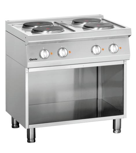 Bartscher Elektroherd 700, B800, 4PL, UO bei uns leasen oder mieten