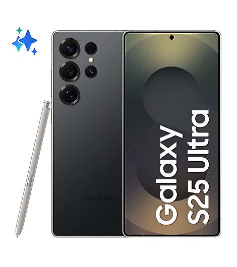 Samsung GALAXY S25 Ultra 5G S938B DS 256GB Titanium Black Android 15.0 Smartphone bei uns leasen
