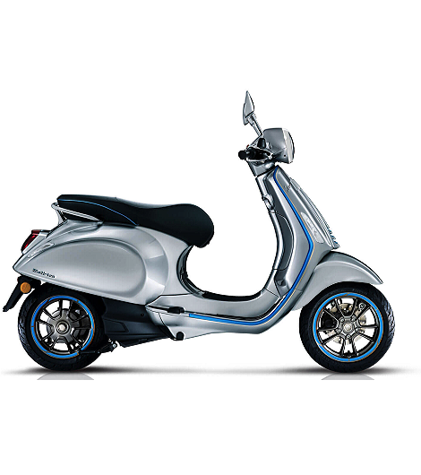 Vespa Elettrica Blau 67 km/h E-Roller leasen