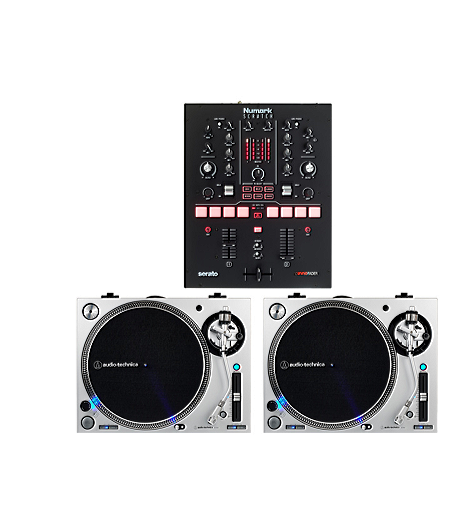 Numark Scratch LP140 Silver Bundle bei uns leasen oder mieten statt teuer kaufen