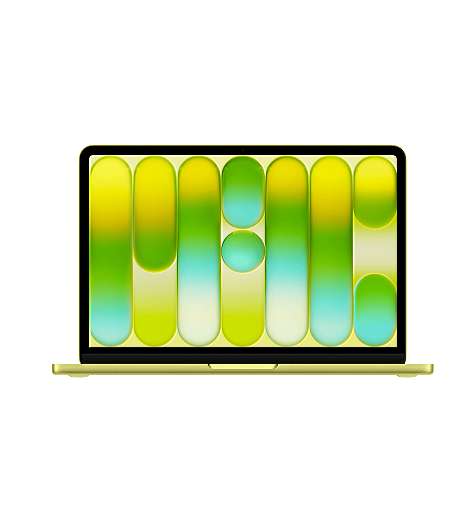 MacBook Neo 13 mit A18 Pro Chip leasen, 8 GB RAM, 256 GB SSD, 6-Core CPU, 5-Core GPU, Farbe Zitrone, MHFD4D/A