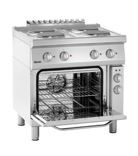 Bartscher Elektroherd 700, B800, 4PL, EBO bei uns leasen oder mieten