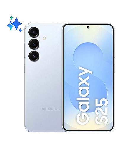 Samsung GALAXY S25 5G S931B DS 128GB Icyblue Android 15.0 Smartphone leasen