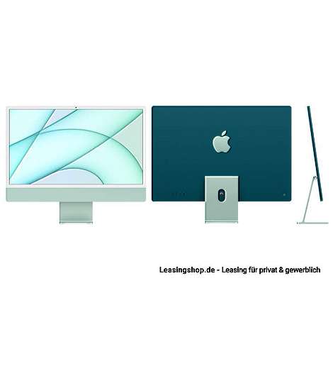Apple iMac 24 mit 4,5K Display 256 GB Grün leasen, M1 Chip 8-Core CPU und 7-Core GPU, MJV83D/A